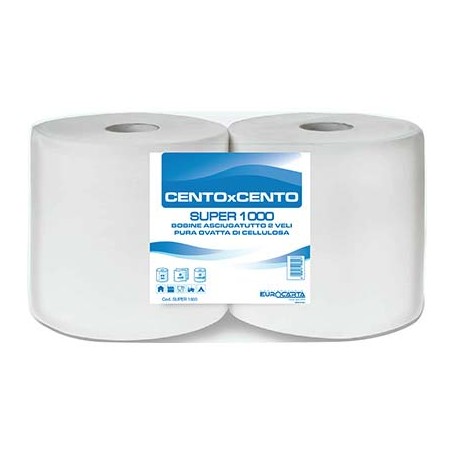 CARTA ASCIUGAMANI A ROTOLO SUPER 1000