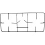 GRIGLIA X FORNELLO GAS FIRE 3 DOMUS