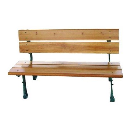 PANCHINA GHISA LEGNO TIKAL DOMUS