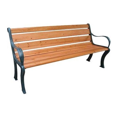 PANCHINA GHISA LEGNO SILA DOMUS