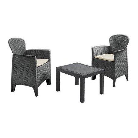 SET RATTAN BALCONY AKITA PROGARDEN