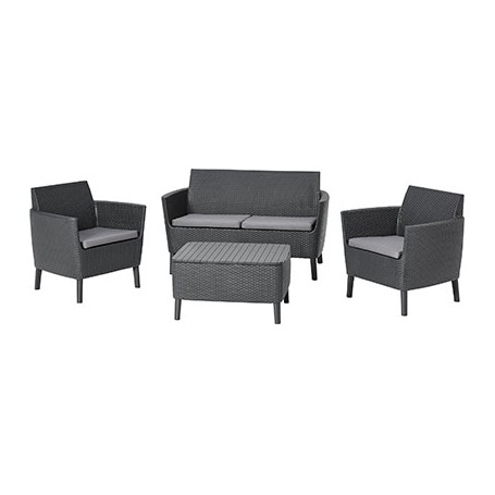 SET RATTAN SALEMO LOUNGE KETER