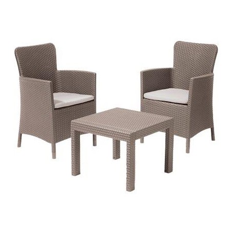 SET RATTAN SALVADOR BALCONY KETER