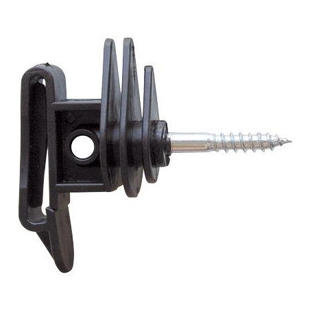 ISOLATORE ELETTRORECINZIONE PIATTO VITE LEGNO