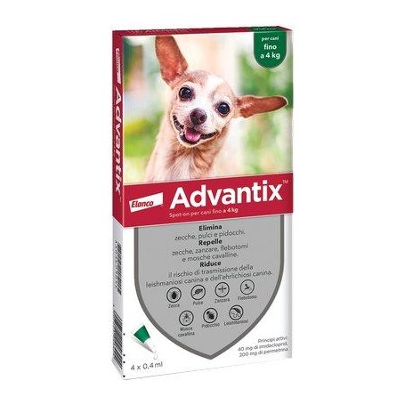 ANTIPARASSITARIO ADVANTIX CANI ELANCO