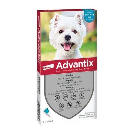 ANTIPARASSITARIO ADVANTIX CANI ELANCO