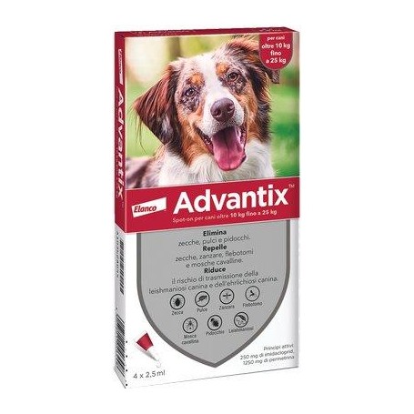 ANTIPARASSITARIO ADVANTIX CANI ELANCO