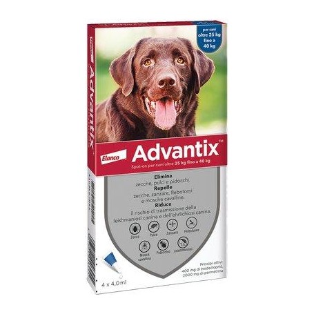 ANTIPARASSITARIO ADVANTIX CANI ELANCO