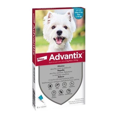 ANTIPARASSITARIO ADVANTIX CANI ELANCO