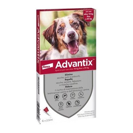 ANTIPARASSITARIO ADVANTIX CANI ELANCO