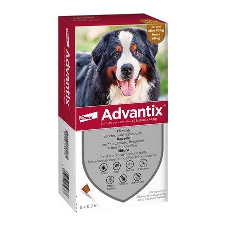 ANTIPARASSITARIO ADVANTIX CANI ELANCO