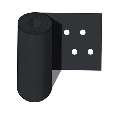 FOGLIA POLIETILENE NERA FORO DOPPIO SELF