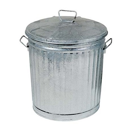 BIDONE IMMONDIZIA ACCIAIO DOMUS