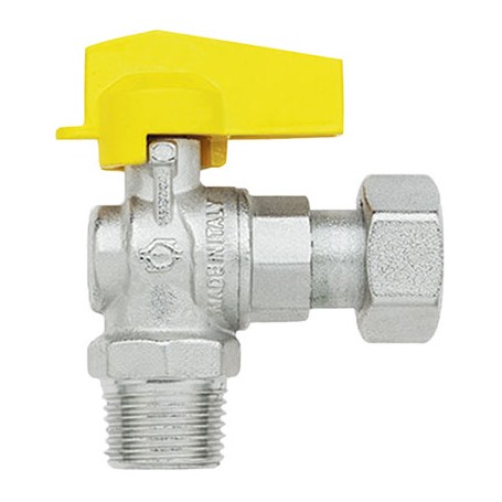 VALVOLA SFERA GAS A SQUADRA + GHIERA FUTURGAS FIV