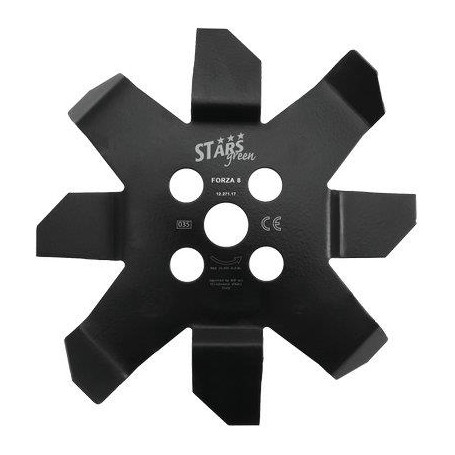 DISCO X DECESPUGLIATORE DENTI PIEGATI CUT 8 STARS