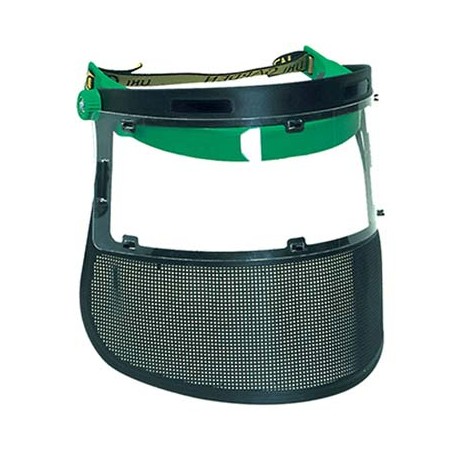 VISIERA RETE NYLON E POLICARBONATO DUAL