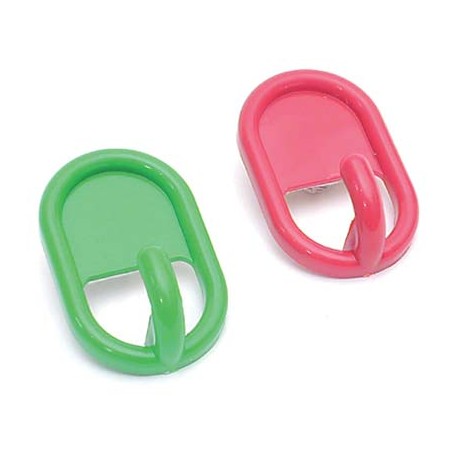 GANCIO ADESIVO PLASTICA PRONTY