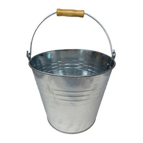 SECCHIO ACCIAIO GALVANIZZATO DOMUS