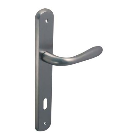 MANIGLIA GOCCIA CROMO PLACCA FORO PATENT