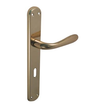 MANIGLIA GOCCIA OTTONE PLACCA FORO PATENT