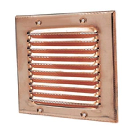 BOCCHETTA AERAZIONE RAME QUADRA