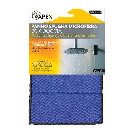 PANNO SPUGNA MICROFIBRA BOX DOCCIA APEX