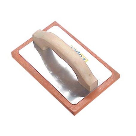 FRATTONE GOMMA ARANCIO BASE LEGNO/ALLUMINIO